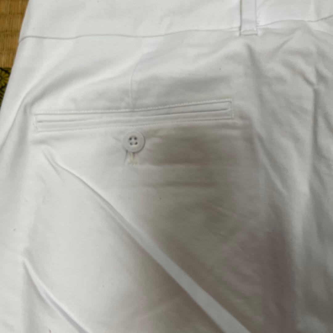 Polo ホワイト スリムフィットパンツ