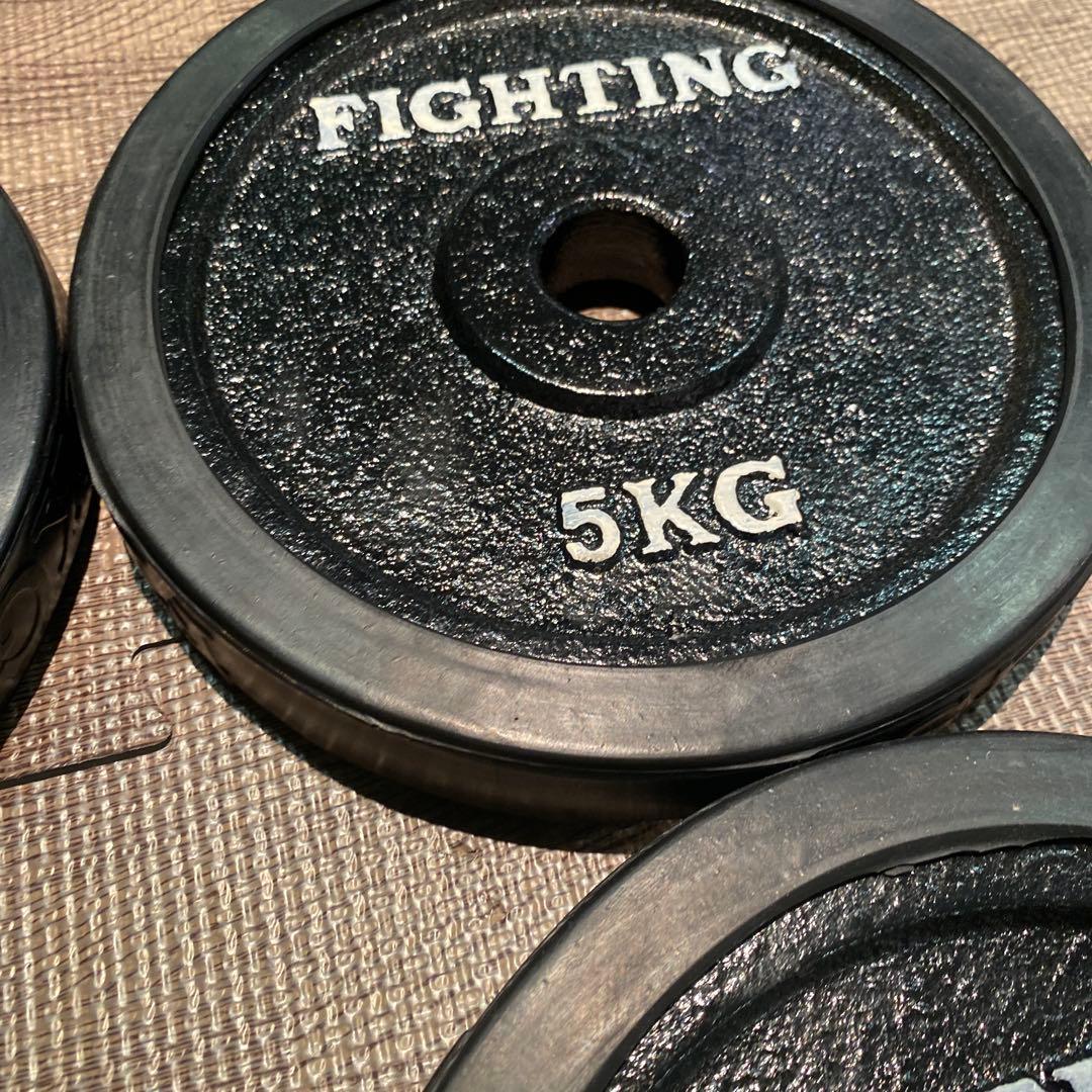 承*金様 26 FIGHTING ROAD ダンベル　プレート　5kg ４枚セッ