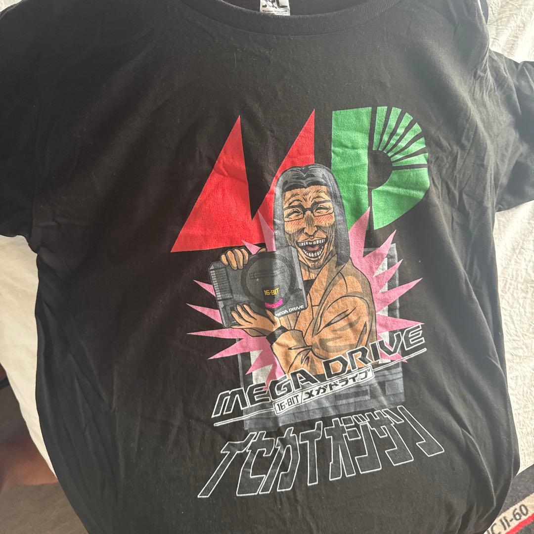 異世界おじさん メガドライブ 4D Tシャツ XXLサイズ 黒　入手難