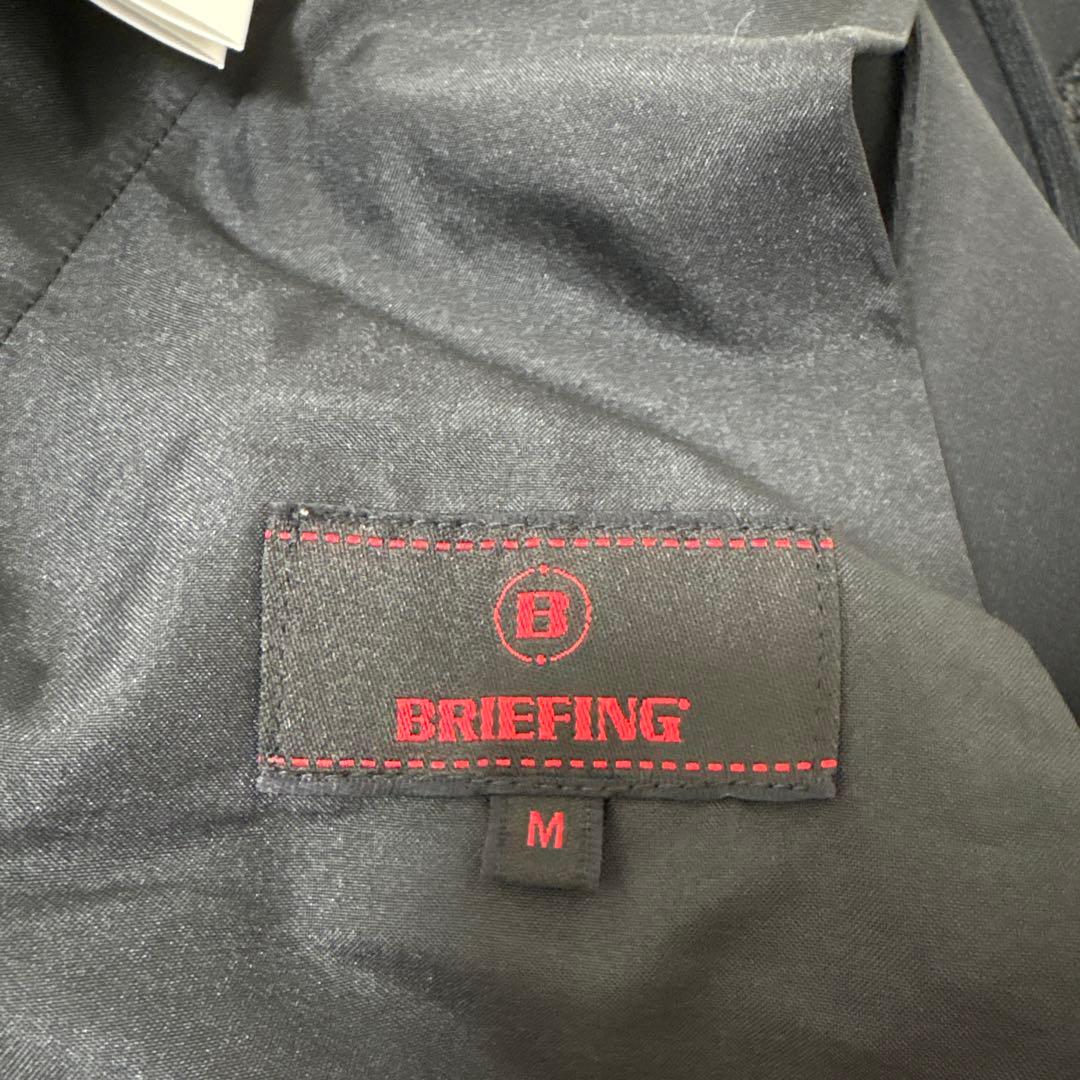 ブリーフィング　BRIEFING パンツ　M サイドロゴライン　黒