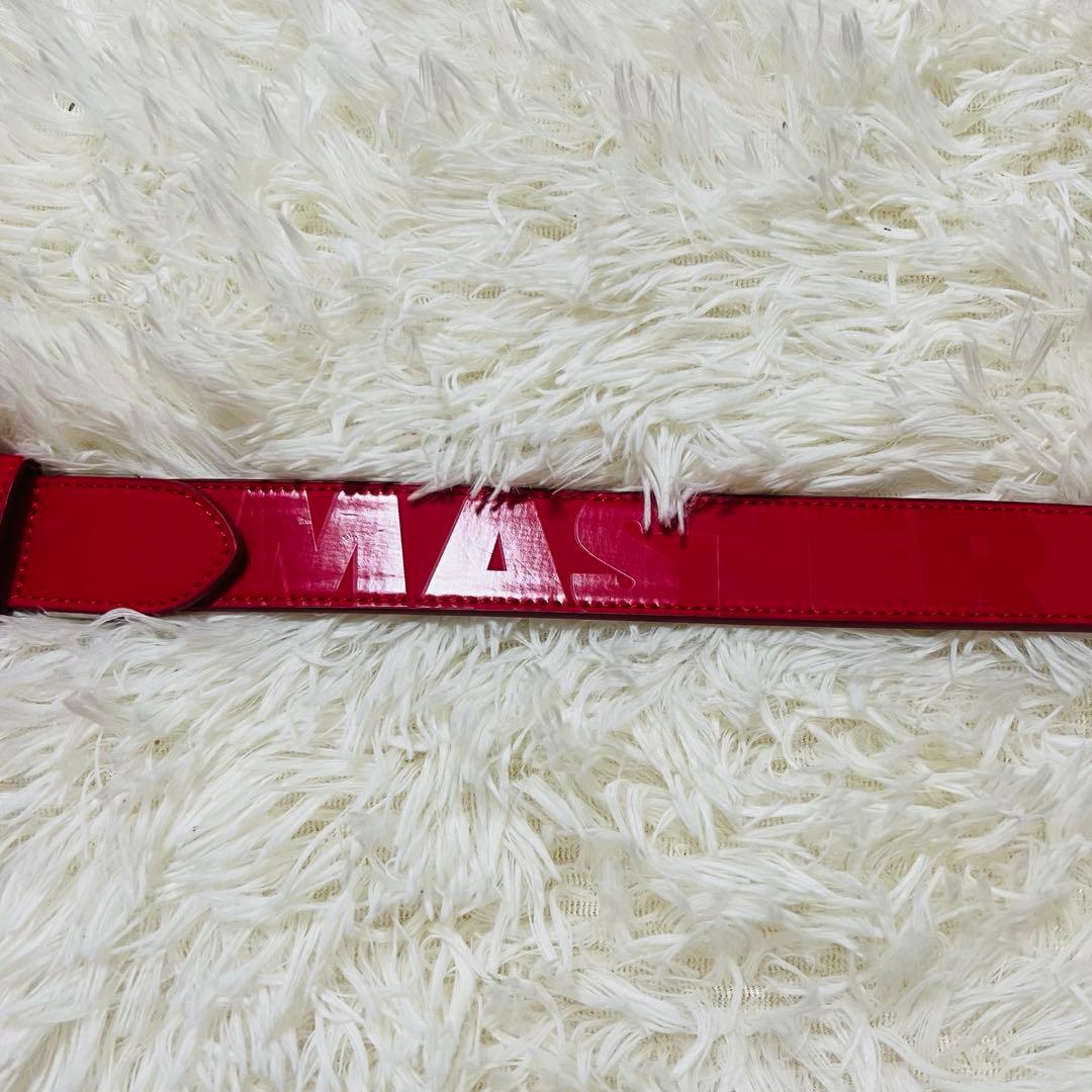 マスターバニー　MBE ベルト　赤　ゴルフ　レディース