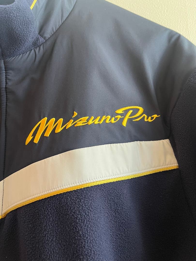 MizunoPro ネイビー フリースジャケット Ｏサイズ