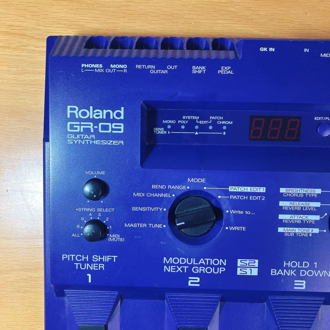 Roland GR-09 ギターシンセサイザー 動作未確認 フットペダル