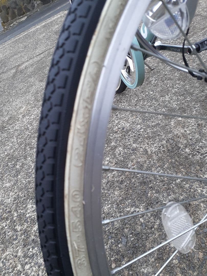 24インチ6段変速式自転車ジュニア美品青森手渡し限定