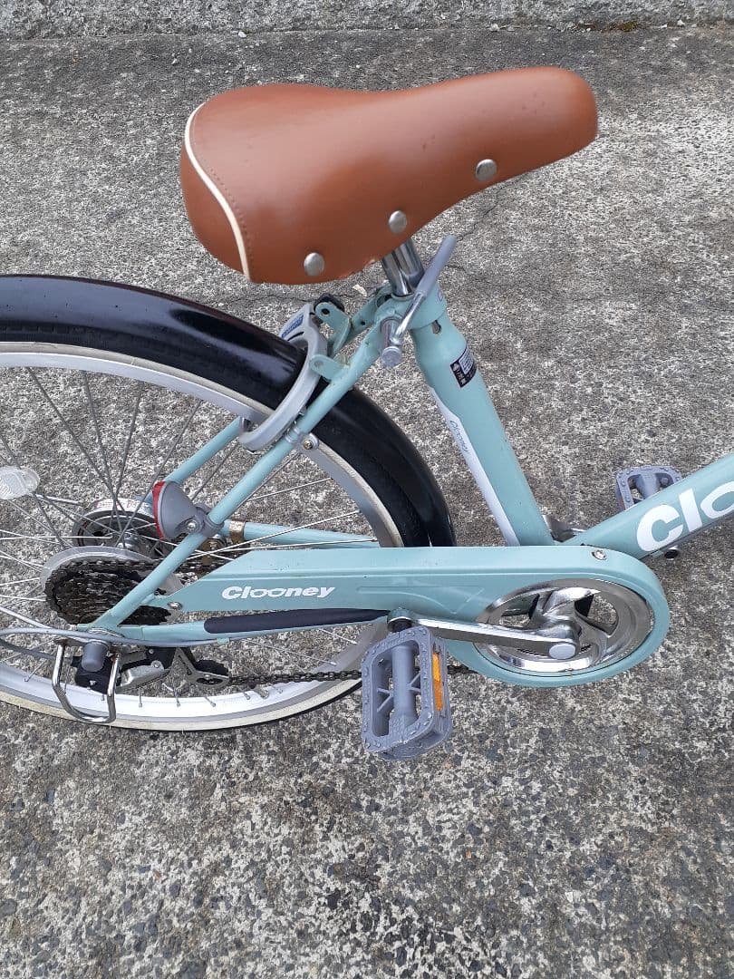 24インチ6段変速式自転車ジュニア美品青森手渡し限定