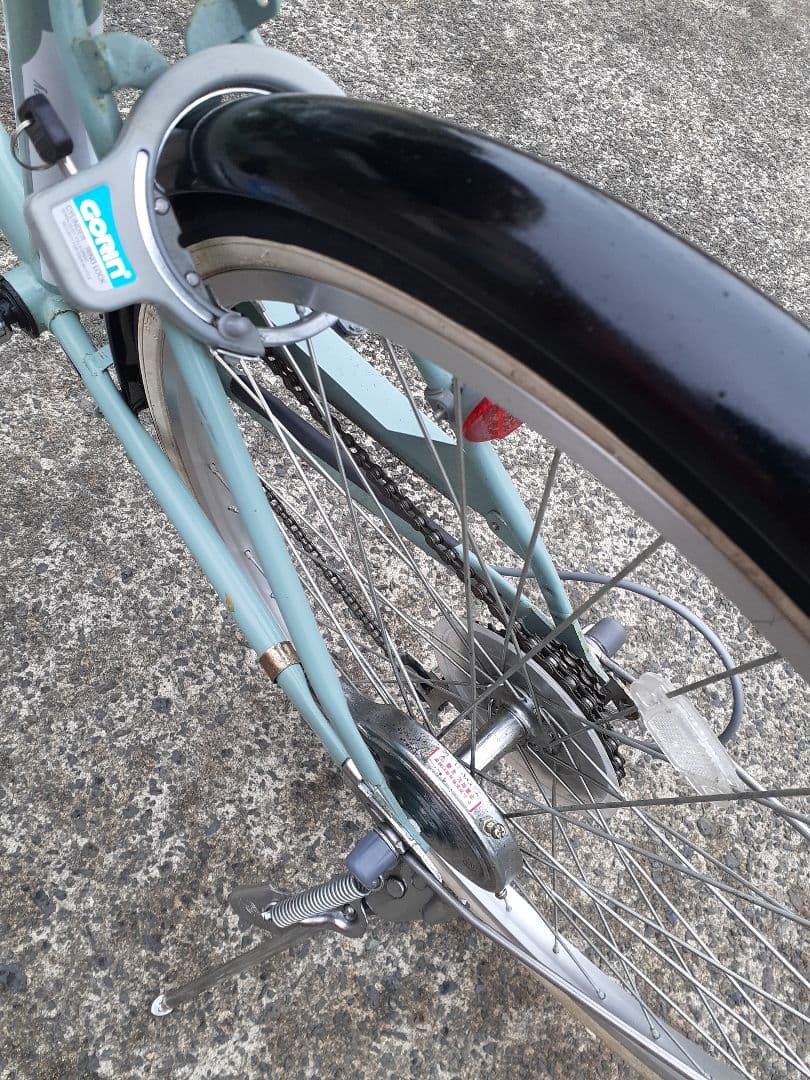 24インチ6段変速式自転車ジュニア美品青森手渡し限定