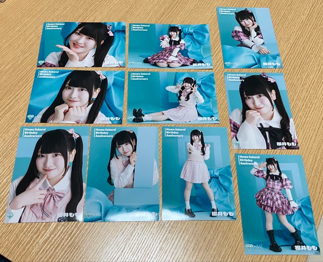 ≠MEノイミー櫻井ももグッズセット スマホチャーム アクリルスタンド 生写真