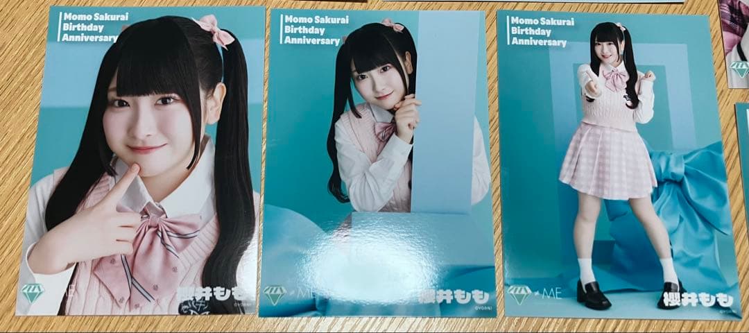 ≠MEノイミー櫻井ももグッズセット スマホチャーム アクリルスタンド 生写真