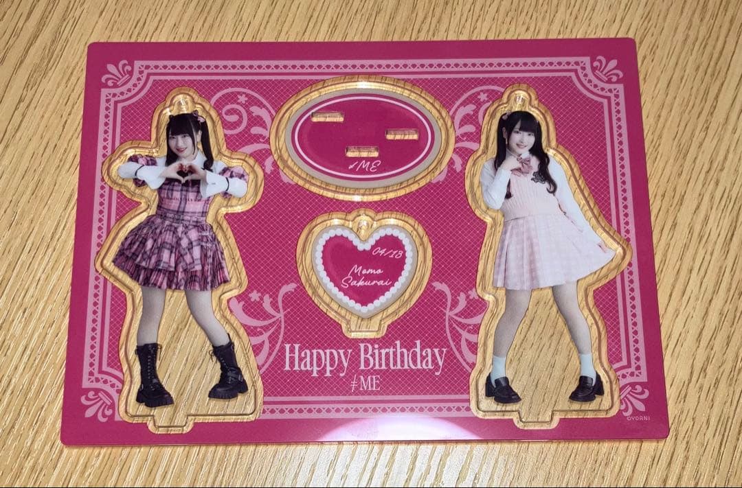 ≠MEノイミー櫻井ももグッズセット スマホチャーム アクリルスタンド 生写真