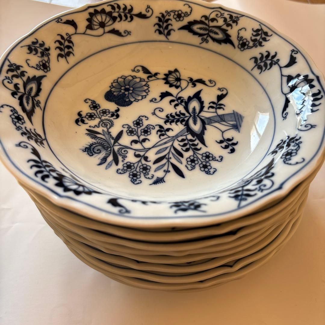スープ皿　Blue Danube 7枚　19センチ