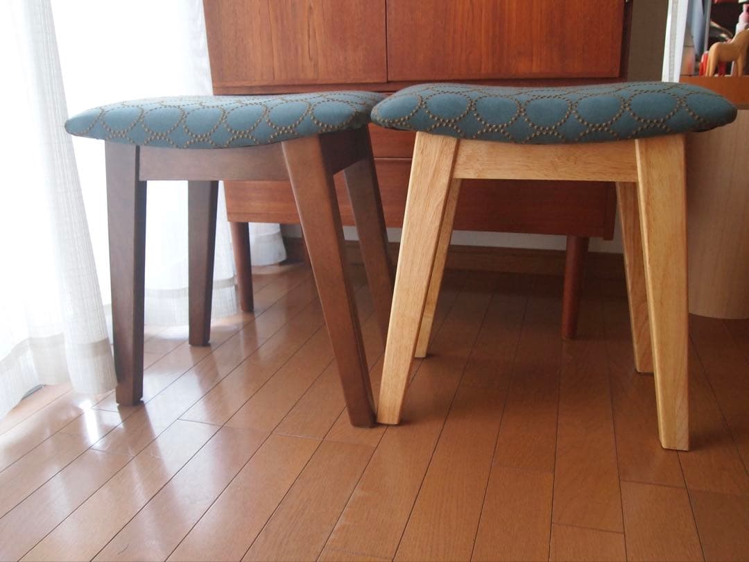 ミナペルホネン タンバリン ハンドメイド スツール 椅子 チェア ベンチ 生地