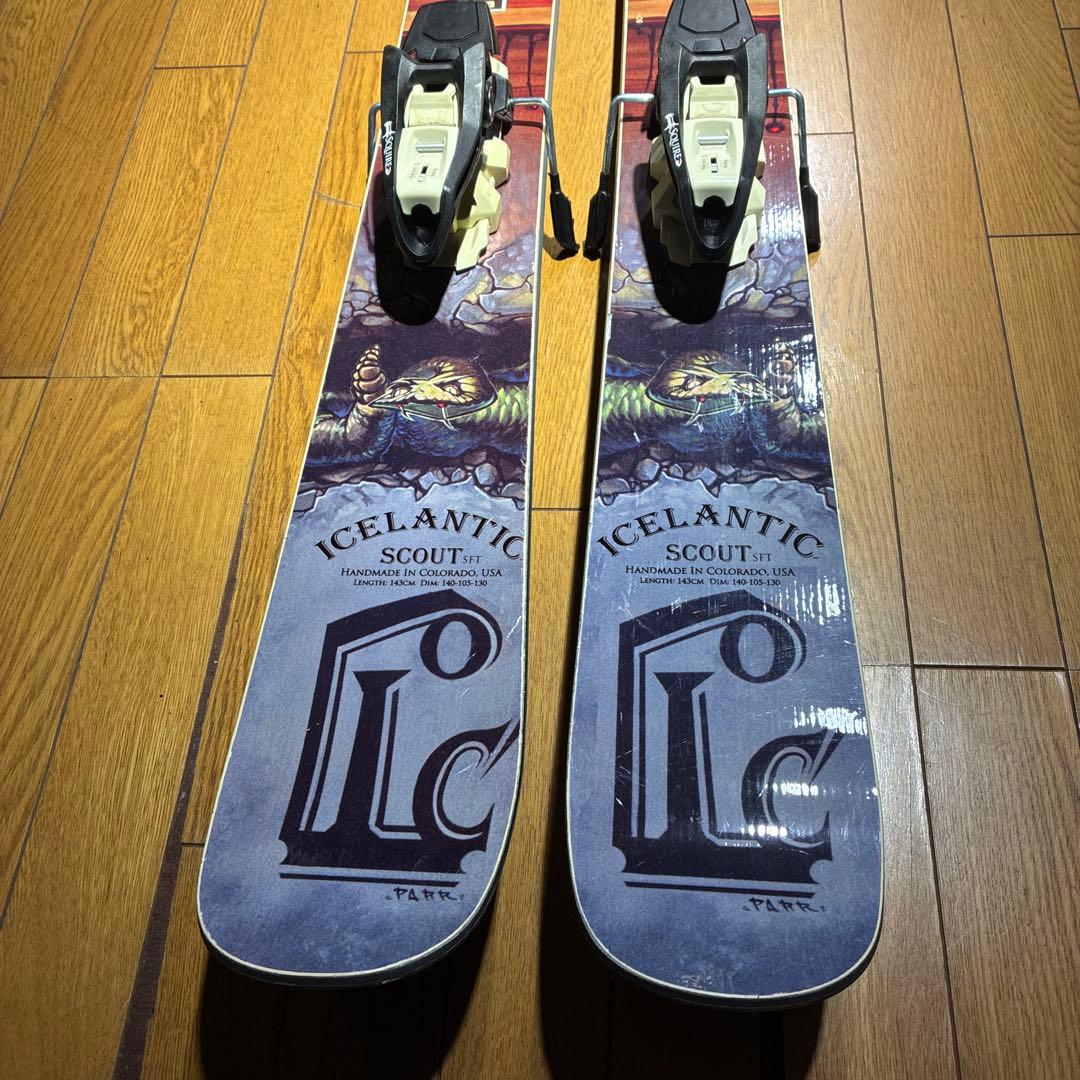 名機icelantic SCOUT SFC&MARKERセット　フリーライド