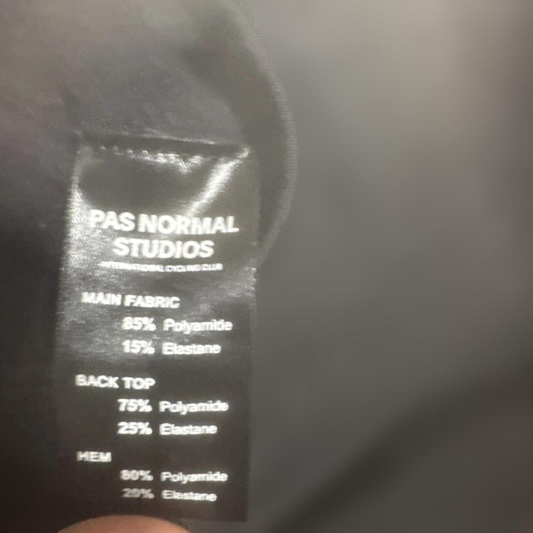 pas normal studios ビブタイツ　ブラック　Mサイズ