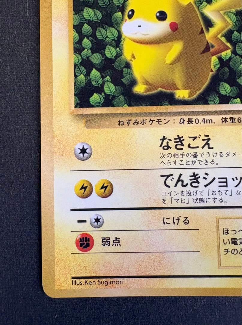 ピカチュウ 旧裏 コロコロコ プロモ 光沢有りKen Sugimori