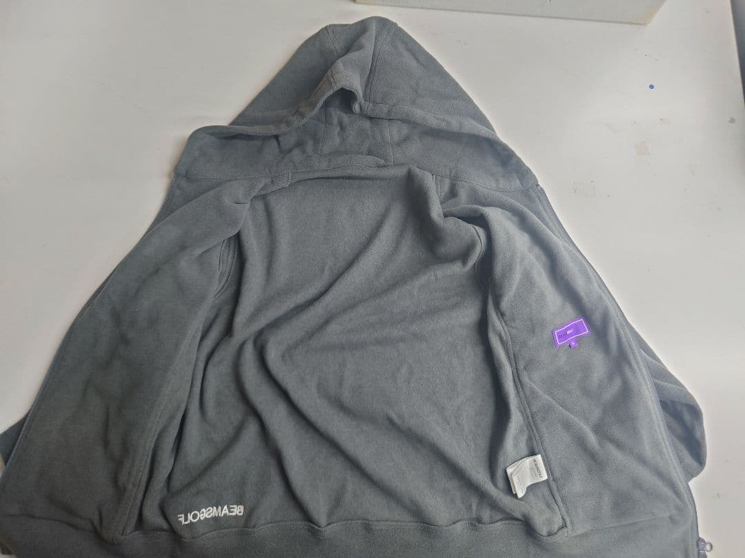 【新品】ビームスゴルフ　ブルゾン PURPLE LABEL フリースパーカー