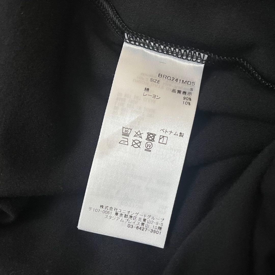 新品★23,100円 BRIEFINGゴルフ半袖ポロシャツ バックロゴ黒メンズS