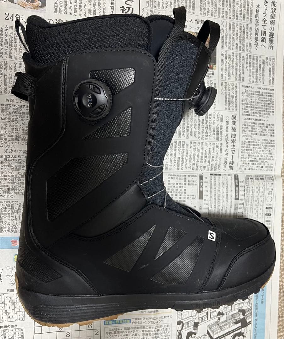 SALOMON スノーボードLAUNCH BOA SJ 28cm ブラック