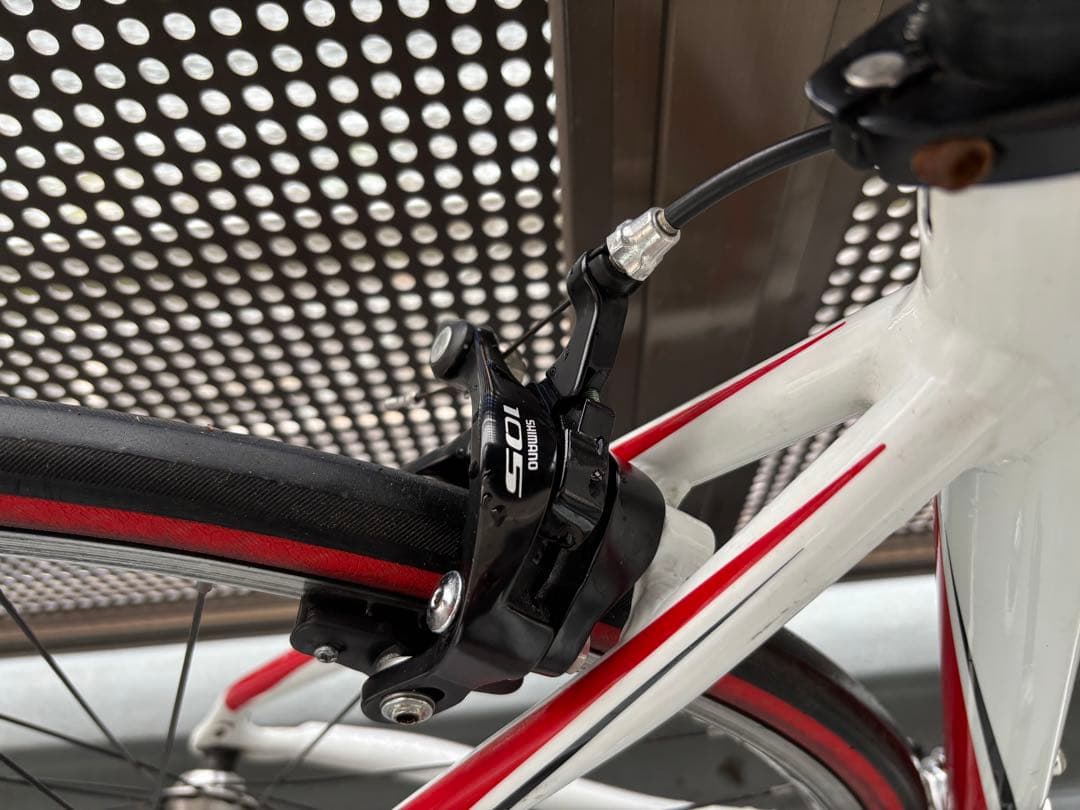【Safari】ORBEA ロードバイク ホワイト/レッド 700C