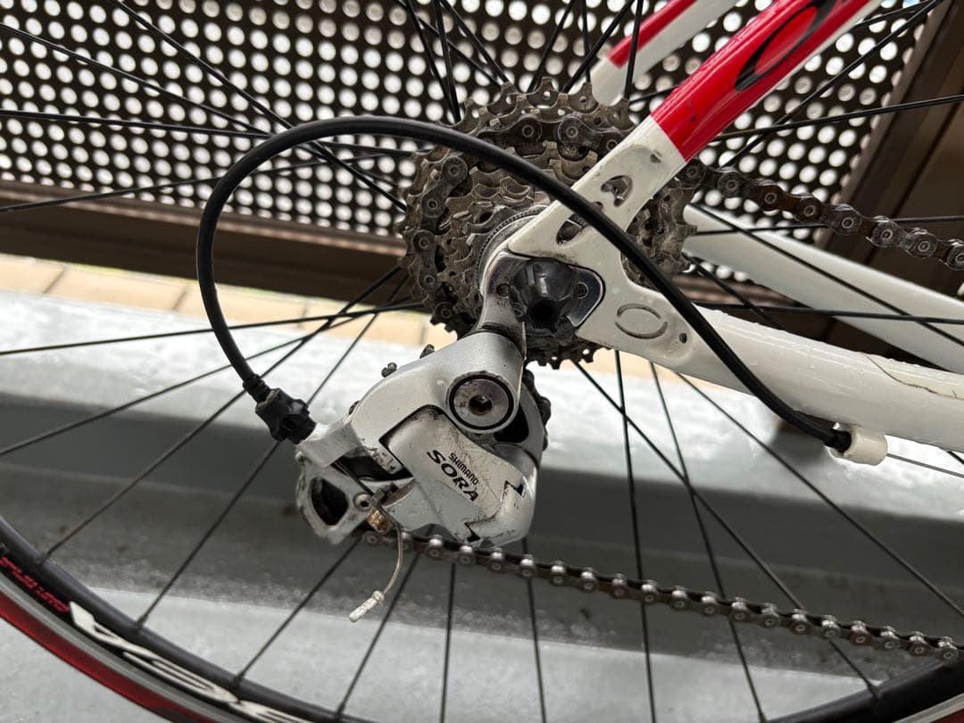 【Safari】ORBEA ロードバイク ホワイト/レッド 700C