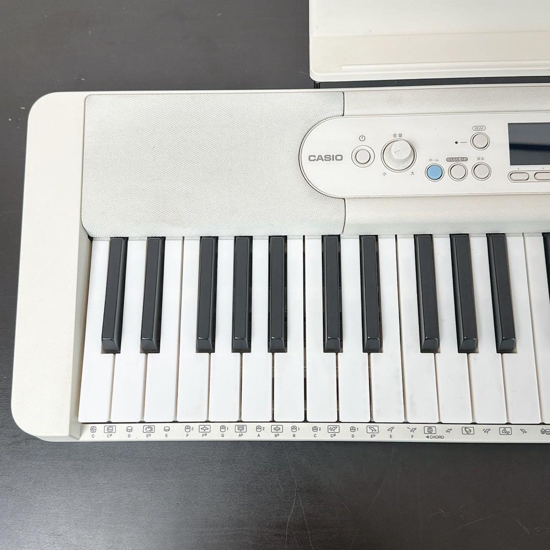 CASIO 光ナビゲーション LK-520 譜面台・ACアダプター付属 2021