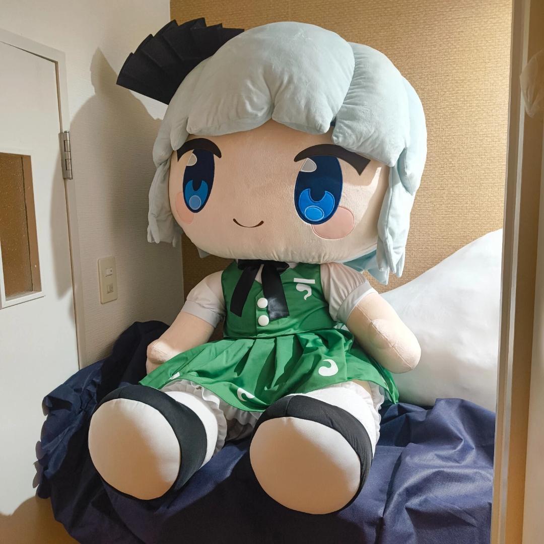 限定 魂魄妖夢 どきゅーと　東方Project　超特大ぬいぐるみ 100cm