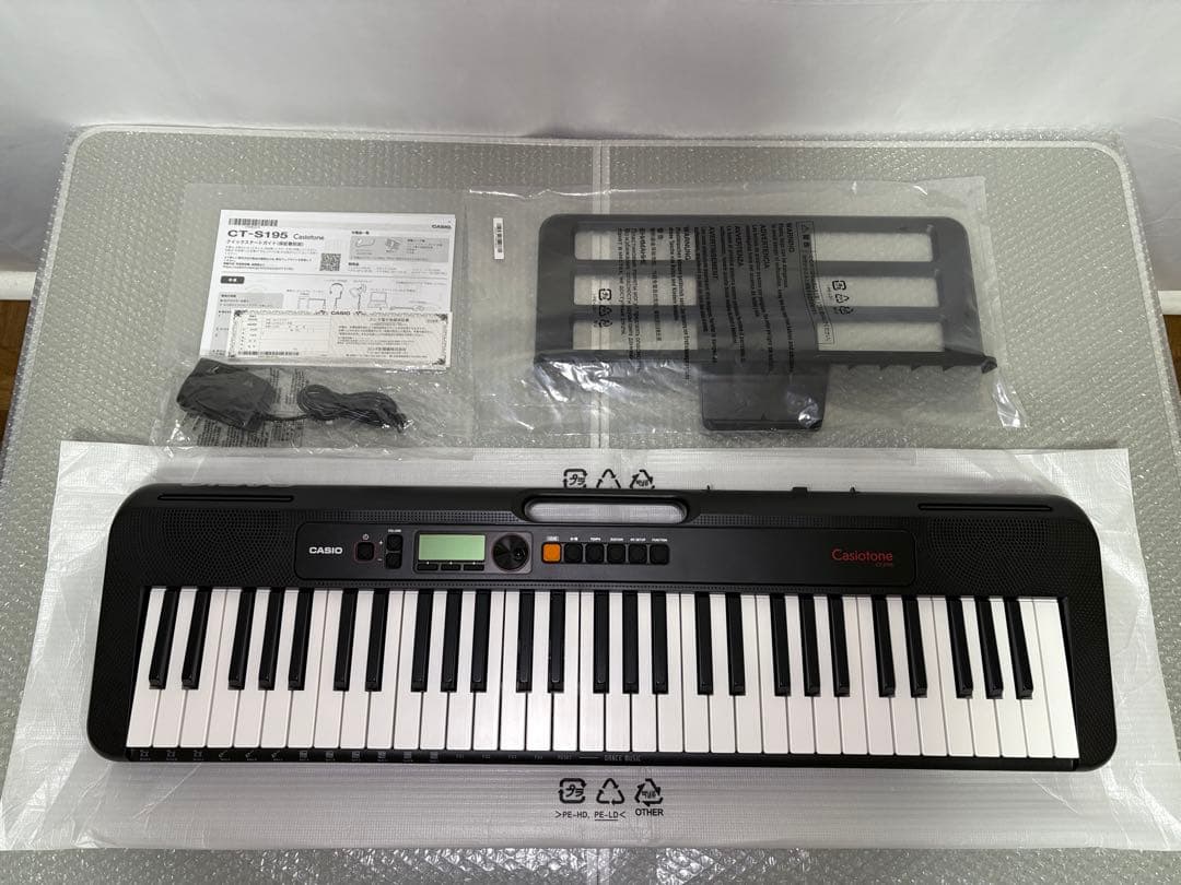 【美品】CASIO カシオ 電子キーボード Casiotone CT-S195