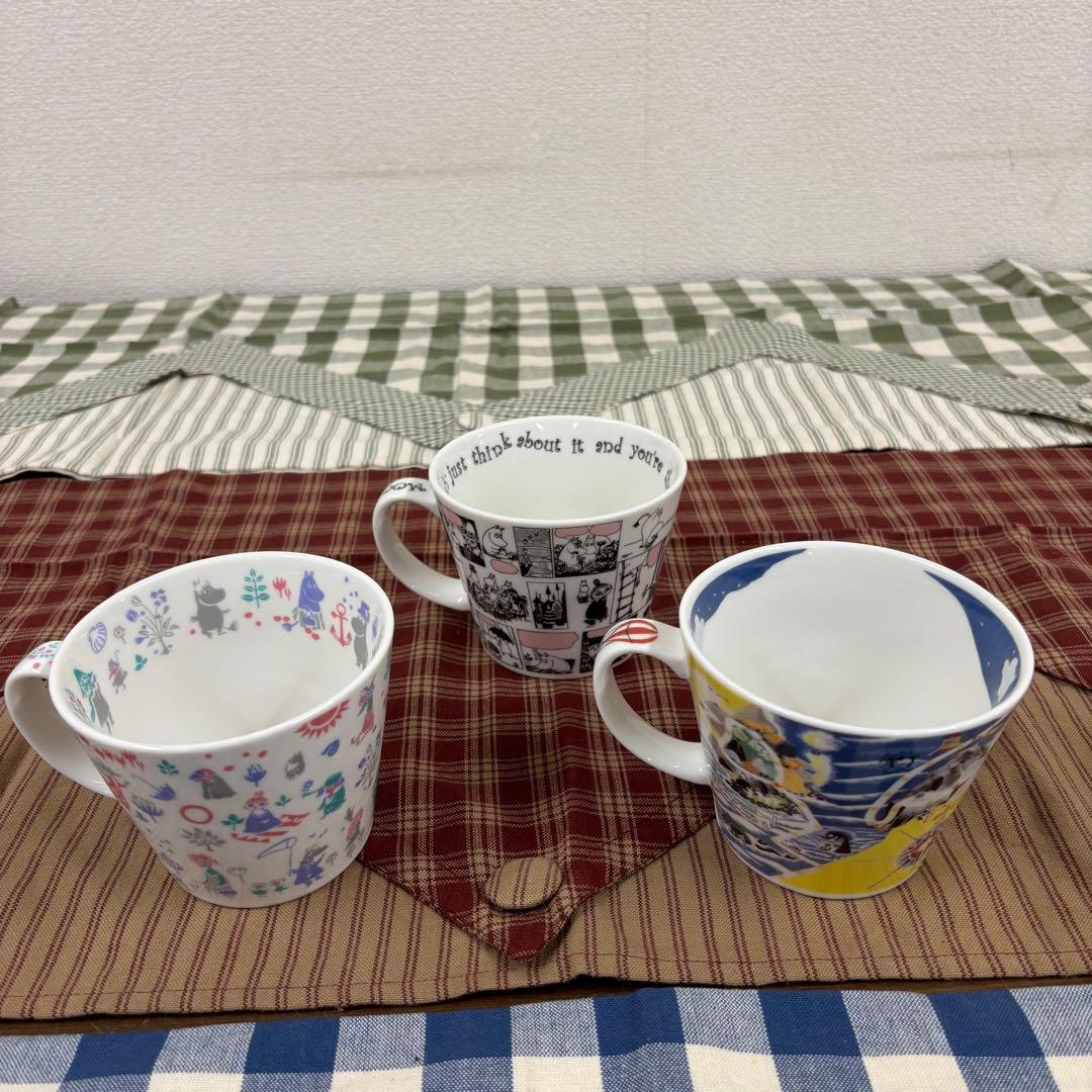 ムーミン　スープマグカップ３個セット❣️