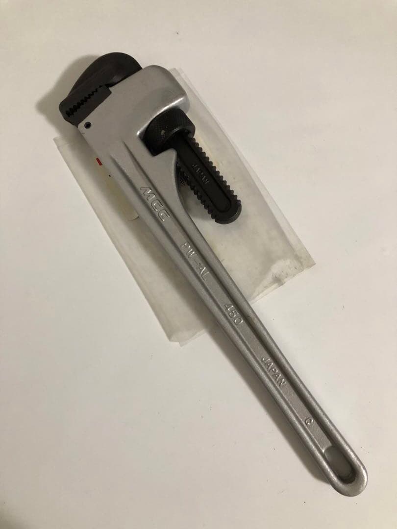 【新品】MCCアルミニウムパイプレンチ　450ミリ