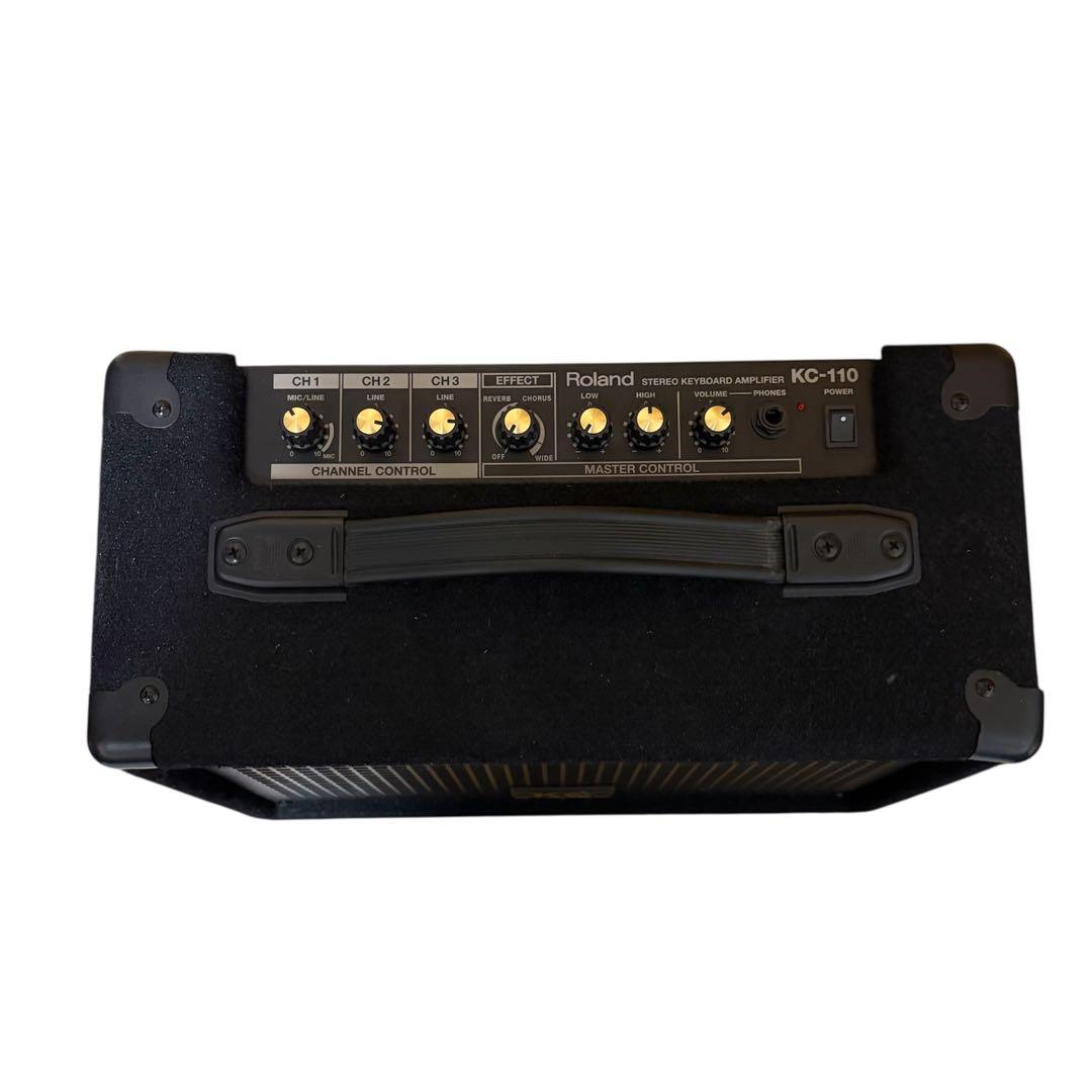 【良品】Roland KC-110 キーボード用アンプ ACアダプター付き