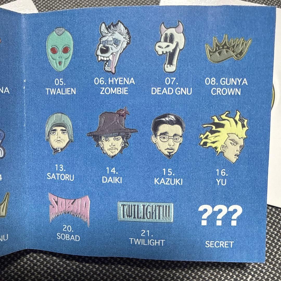 ミュージシャン King Gnu CEN+RAL Tour 2026 RANDOM PINS