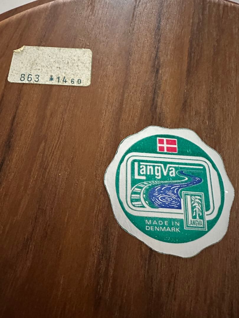 北欧vintage Langva 木製プレート 2枚セット