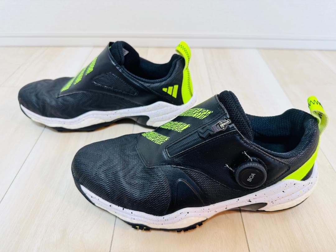 ★美品★adidas コードカオス25ボア ブラック ゴルフ アディダス