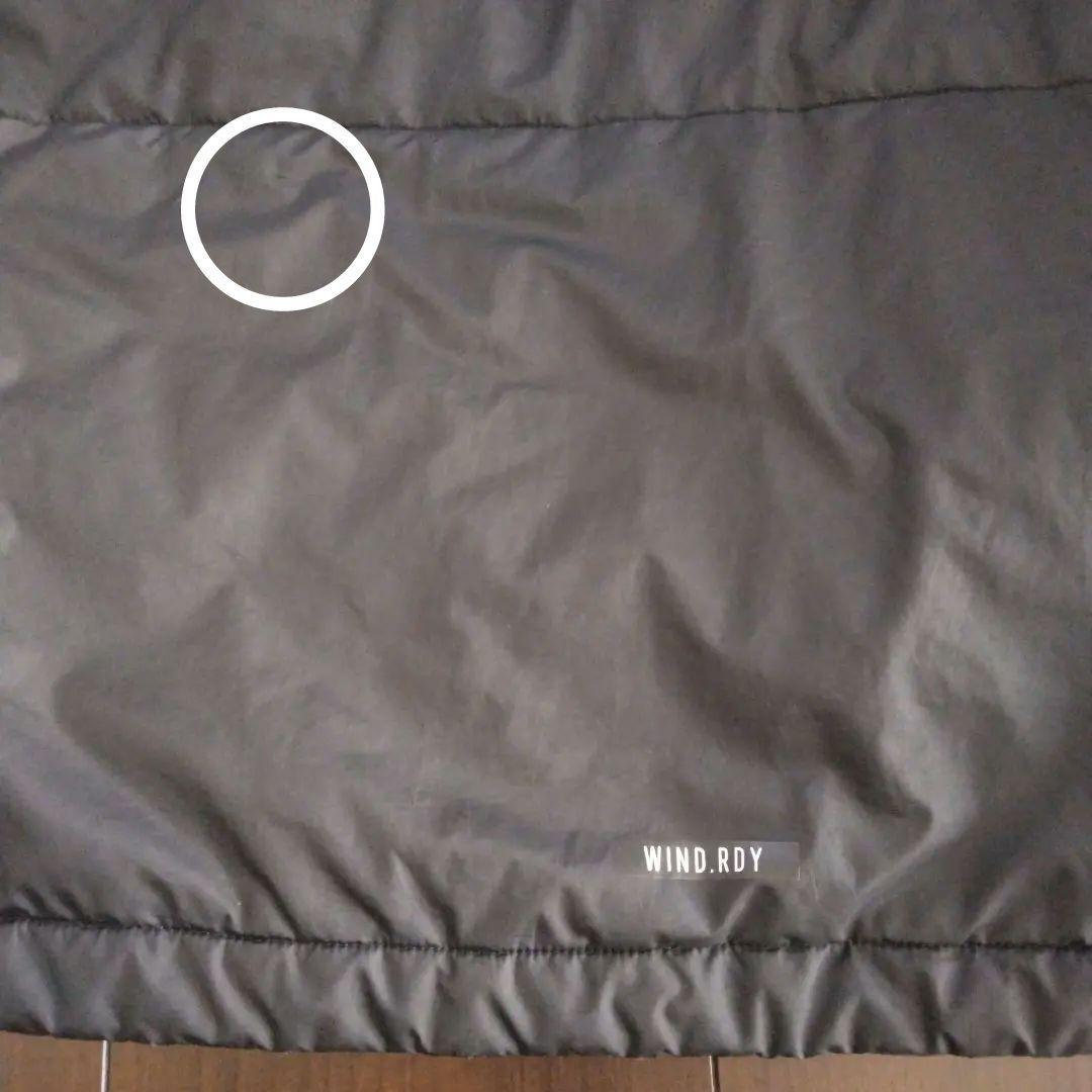 adidas フリース内側 ベンチコート 黒/赤　裏ボア　160㎝