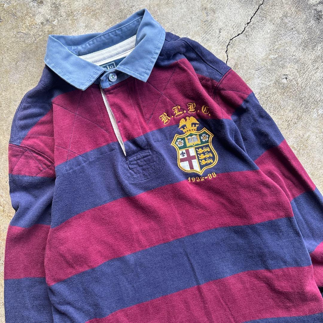 ウェア Polo by Ralph Lauren rugby shirt size L