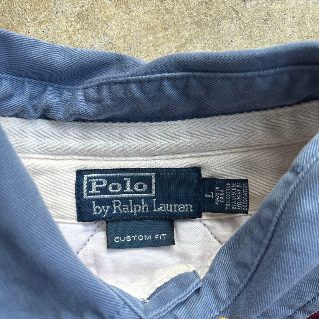 ウェア Polo by Ralph Lauren rugby shirt size L
