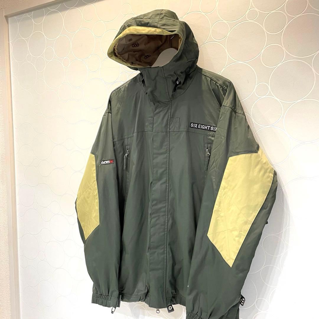 【美品】686 SIX EIGHT SIX × ace スノボジャケット M