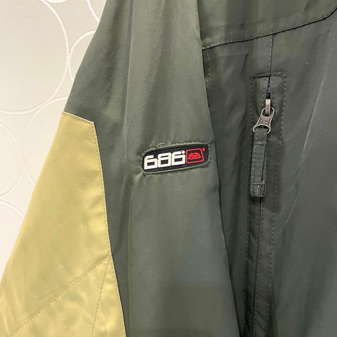 【美品】686 SIX EIGHT SIX × ace スノボジャケット M