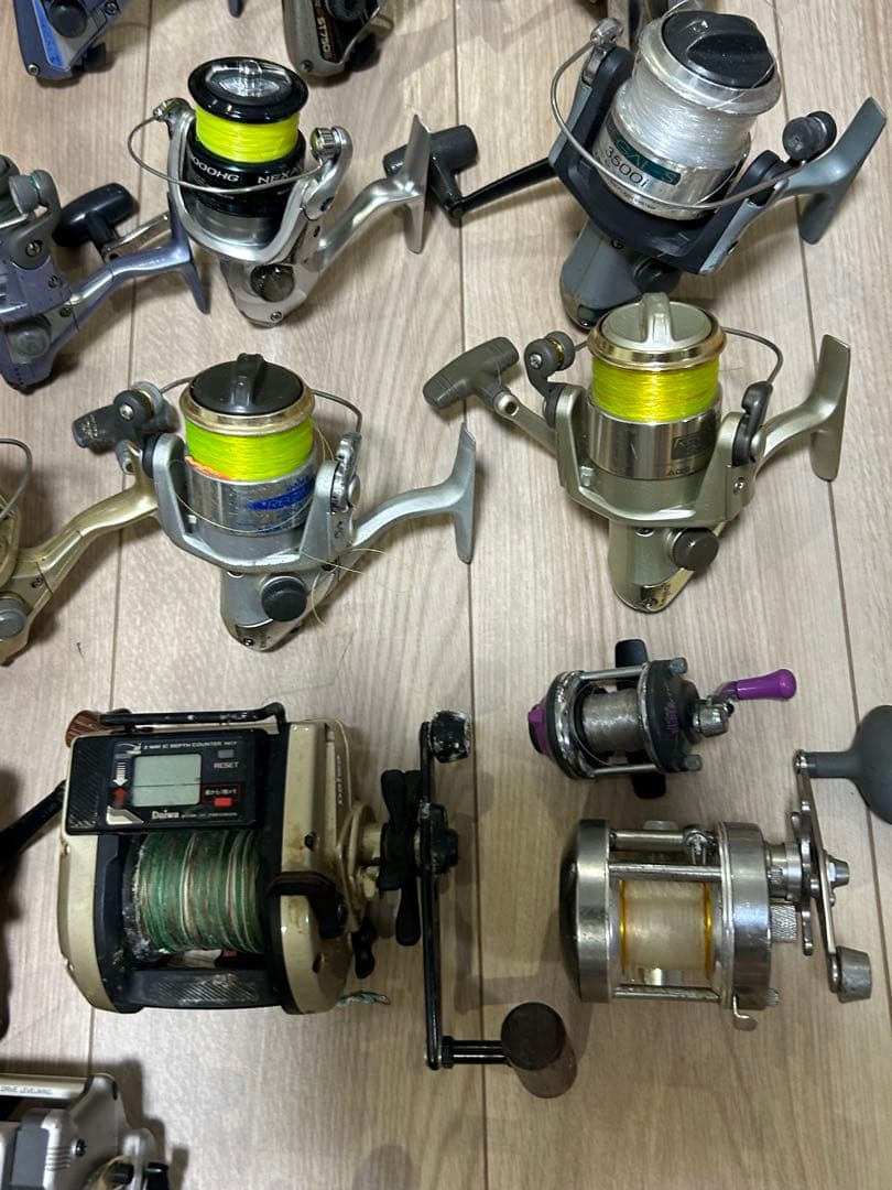 Daiwa, Shimanoリール セット　22個　ジャンク
