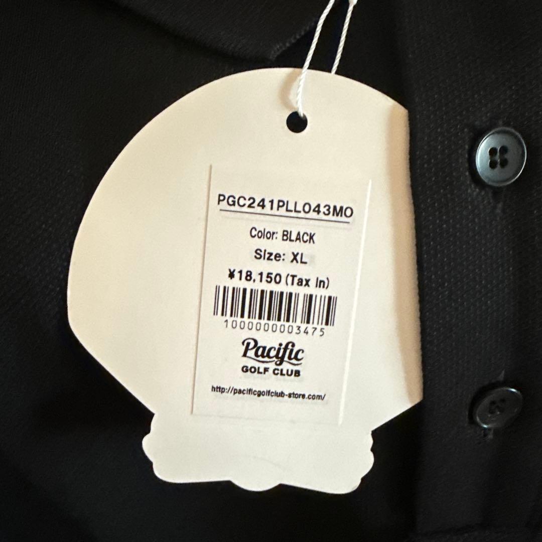 Pacific golf club ポロシャツ XL ブラック