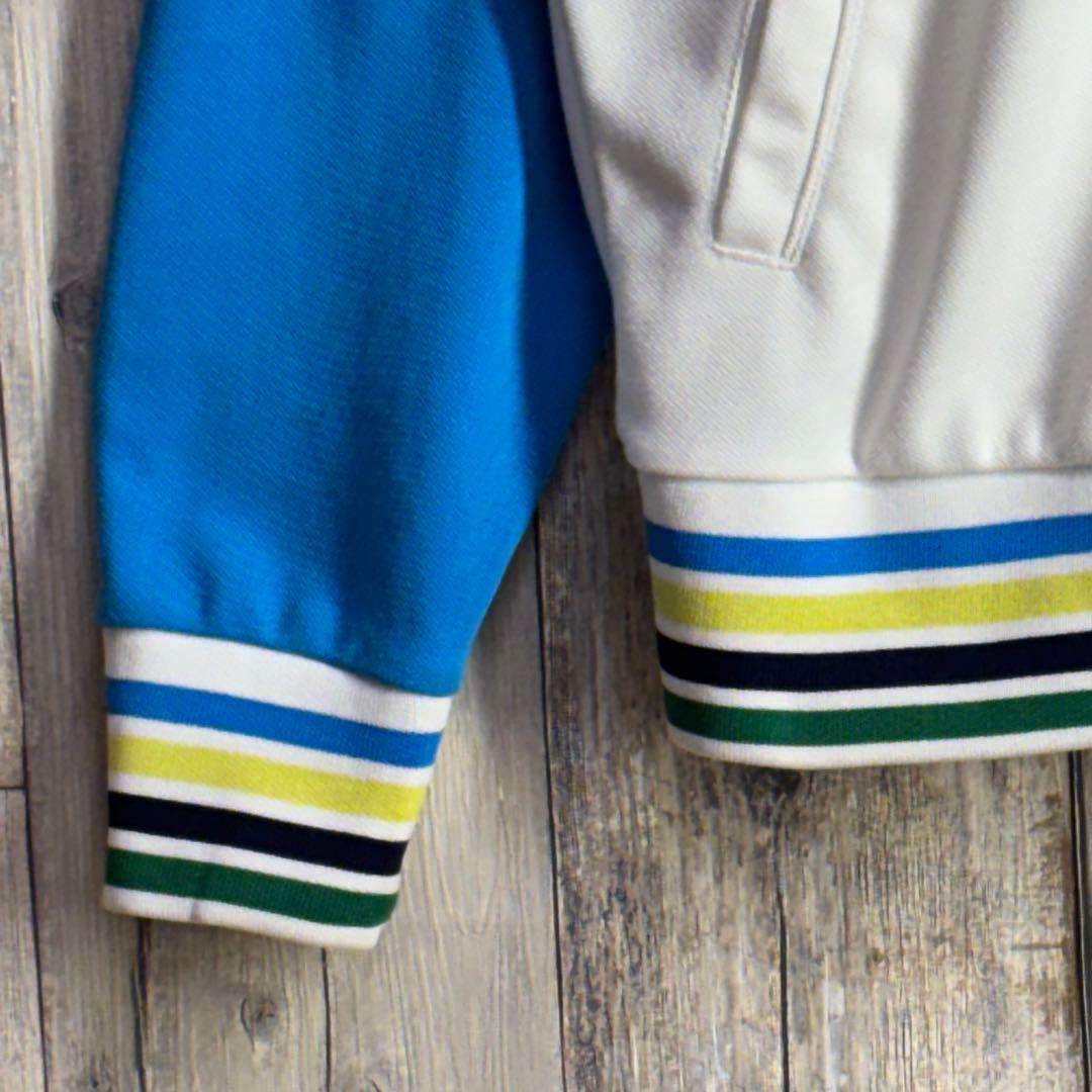 プーマ　PUMA GOLF ジャケット ジップアップ　ホワイト/ブルー　M