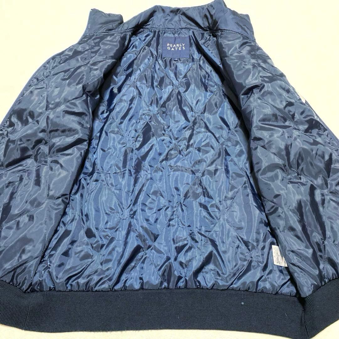 ⭐️PEARLY GATES 中綿入り　ナイロンニットジャケット　ゴルフ　4＊QJ