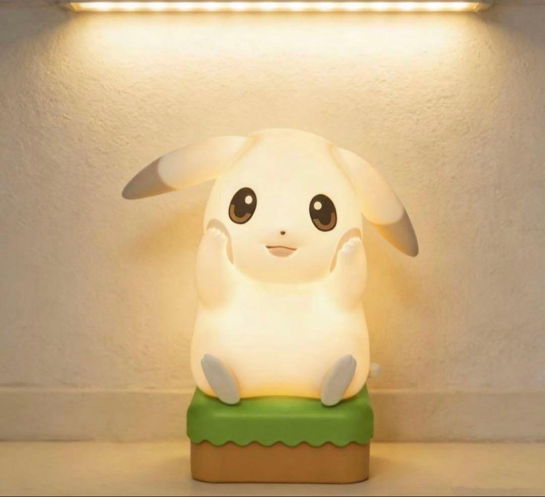 ぽこ あポケモン　うすいろピカチュウ　LEDライト・ぬいぐるみ　セット