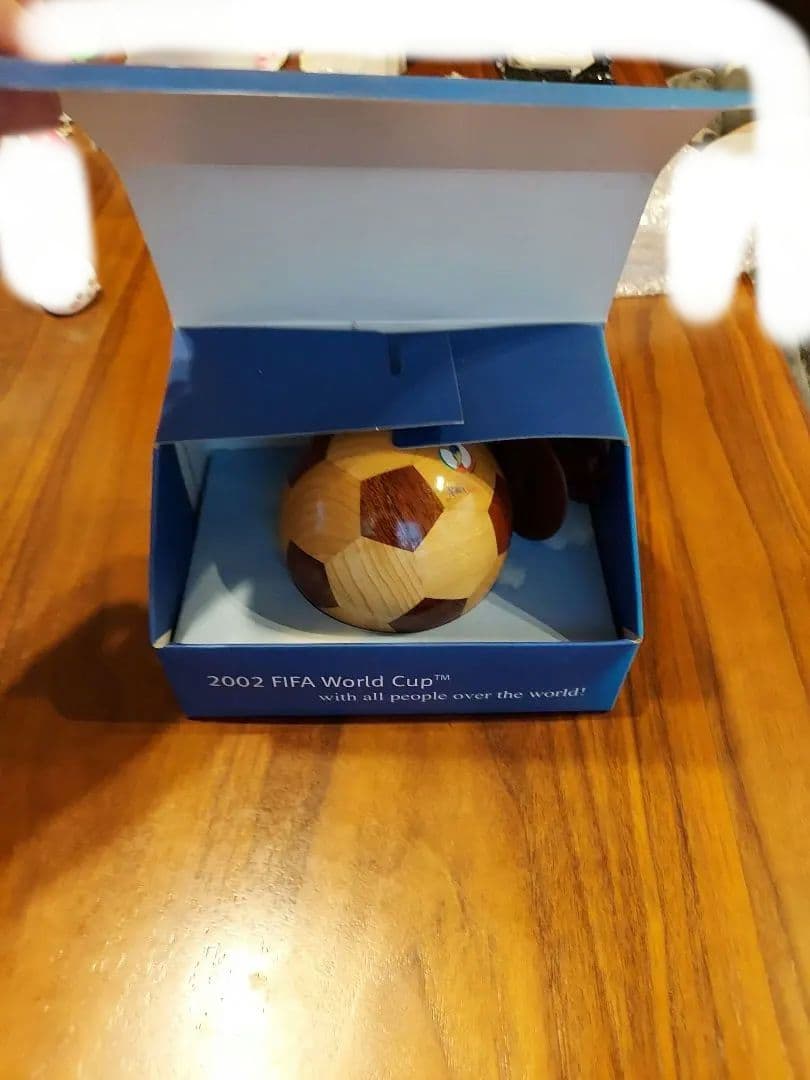 2002 FIFA World Cup 木製ミニサッカーボール