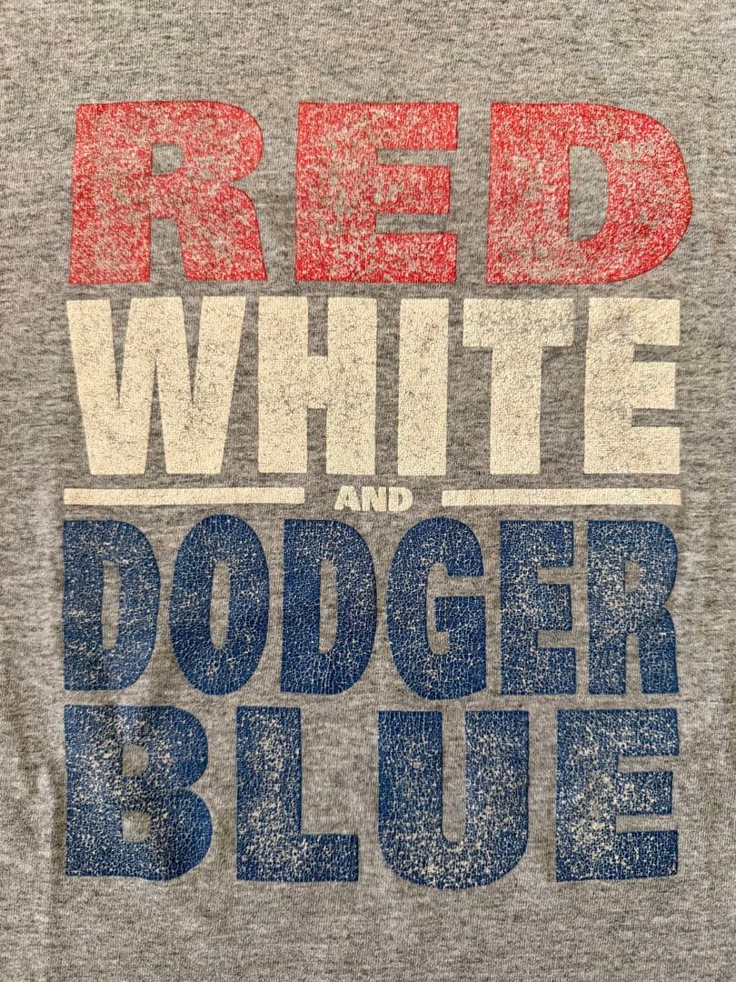Dodgers RED WHITE and DODGER BLUE Tシャツ