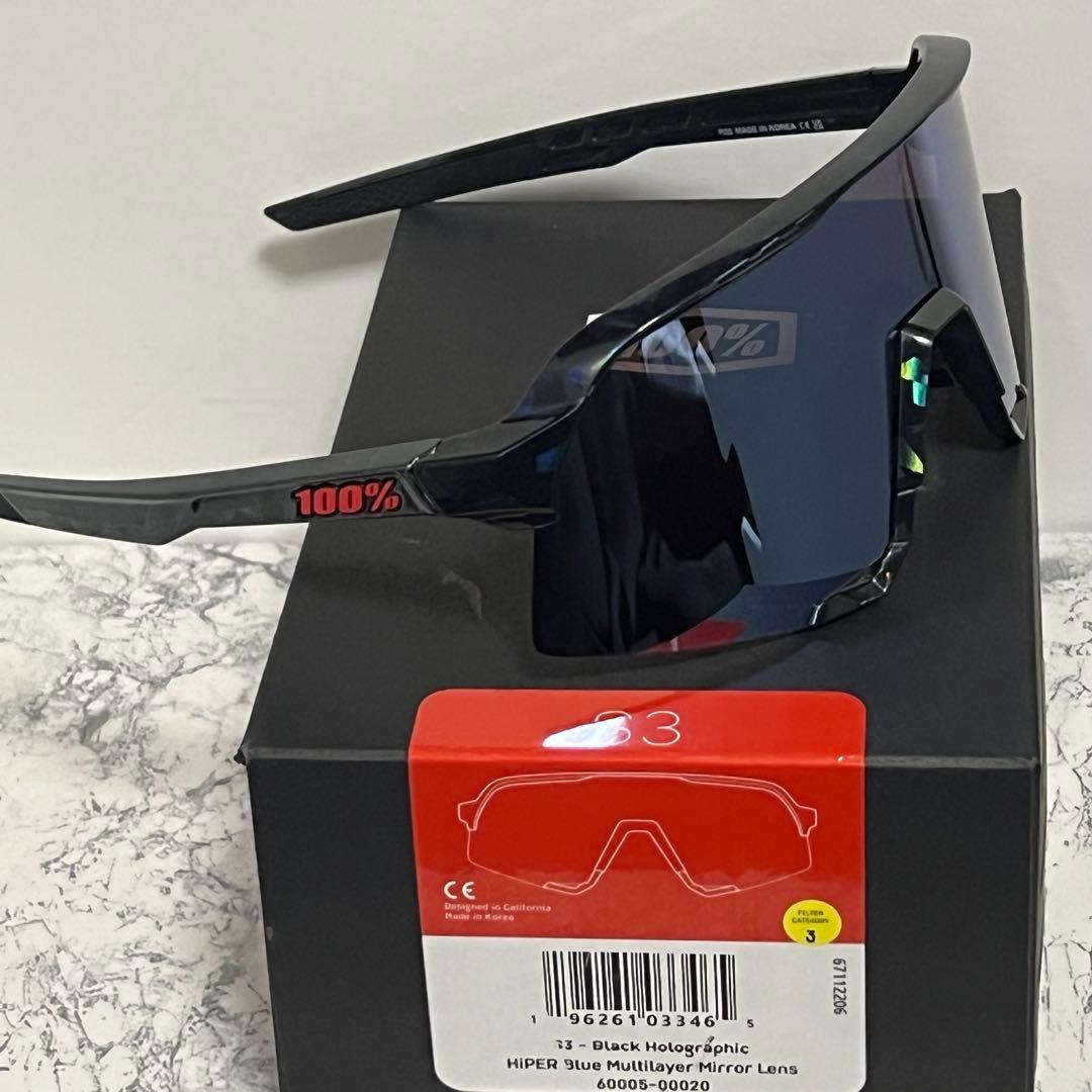 100% ワンハンドレッド S3 Black Holographic