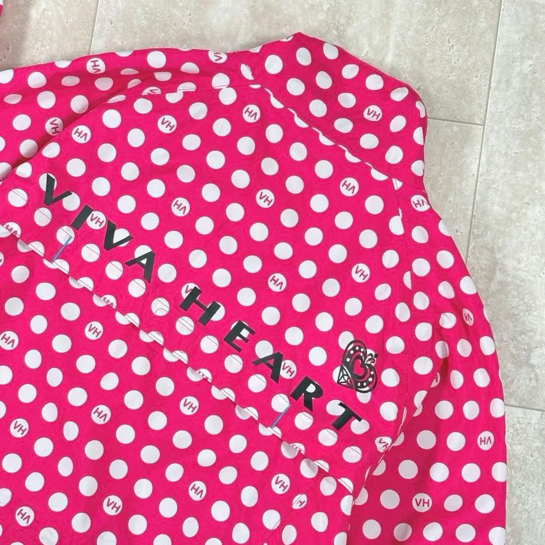ビバハート VIVA HEART レインウェア 42サイズ （L ）ドット