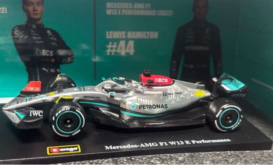 burago Mercedes AMG Petronas F1 6台セット