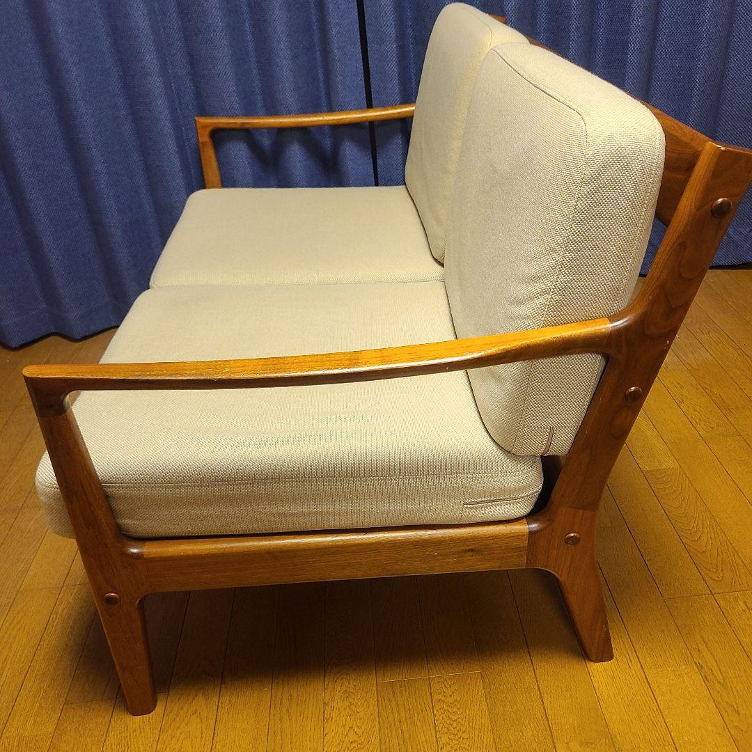 【引き取り優先】起立木工 ノルディ 2人掛けソファ IDC大塚家具 北欧