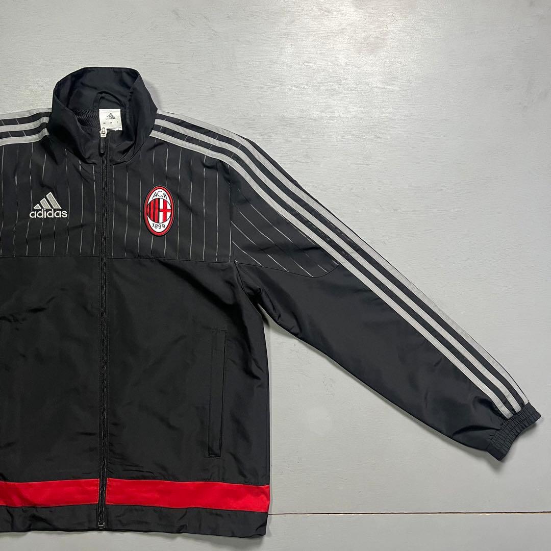 adidas トラックスーツ　ACミラン　セットアップ　トラックジャケット　S