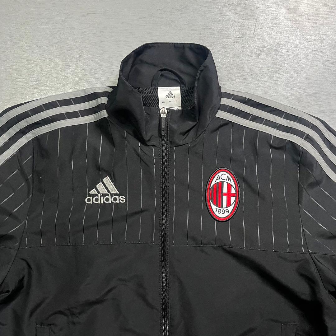 adidas トラックスーツ　ACミラン　セットアップ　トラックジャケット　S